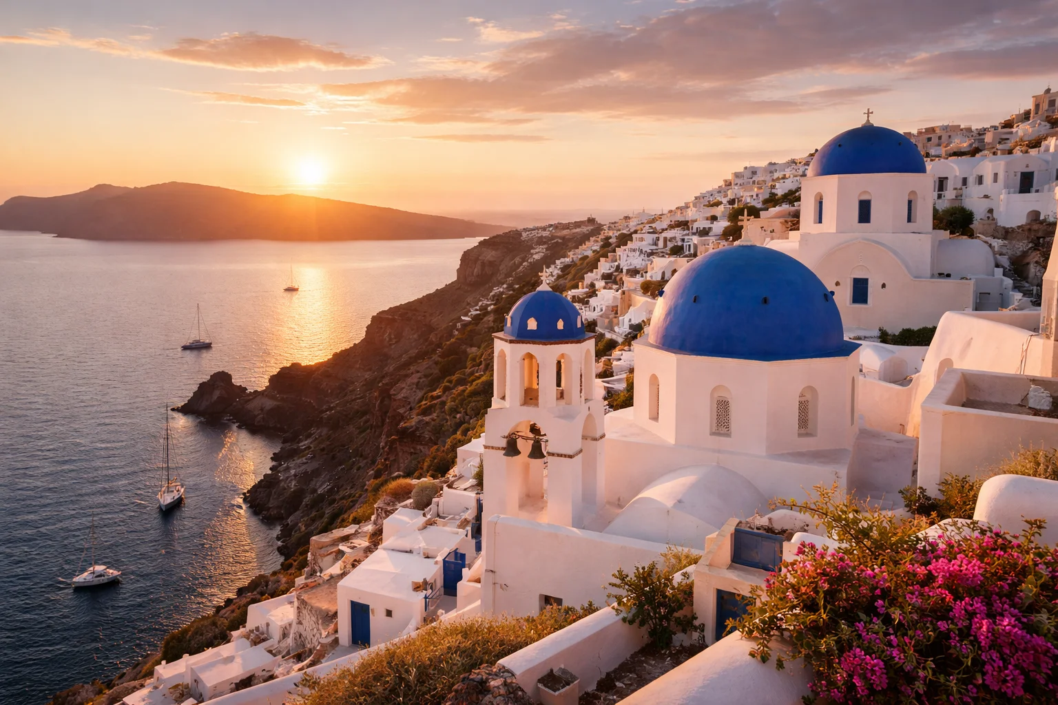 Santorini, Greece — Santorini Blue