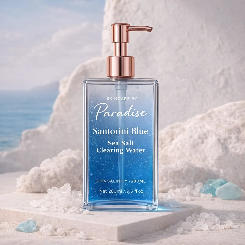Santorini Blue — Sea Salt Clearing Water inspired by Santorini, Greece